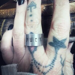 Aluminum Adjustable Statement Ring